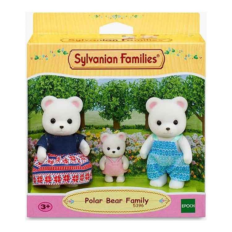 Sylvanian Families Polar Bear Family – 3 Piece Collectible Figure Set