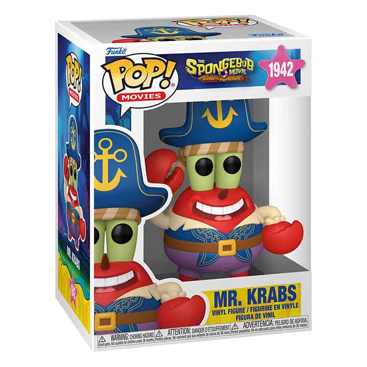 Funko Pop! SpongeBob SquarePants – Mr. Krabs (Pirate) Vinyl Figure