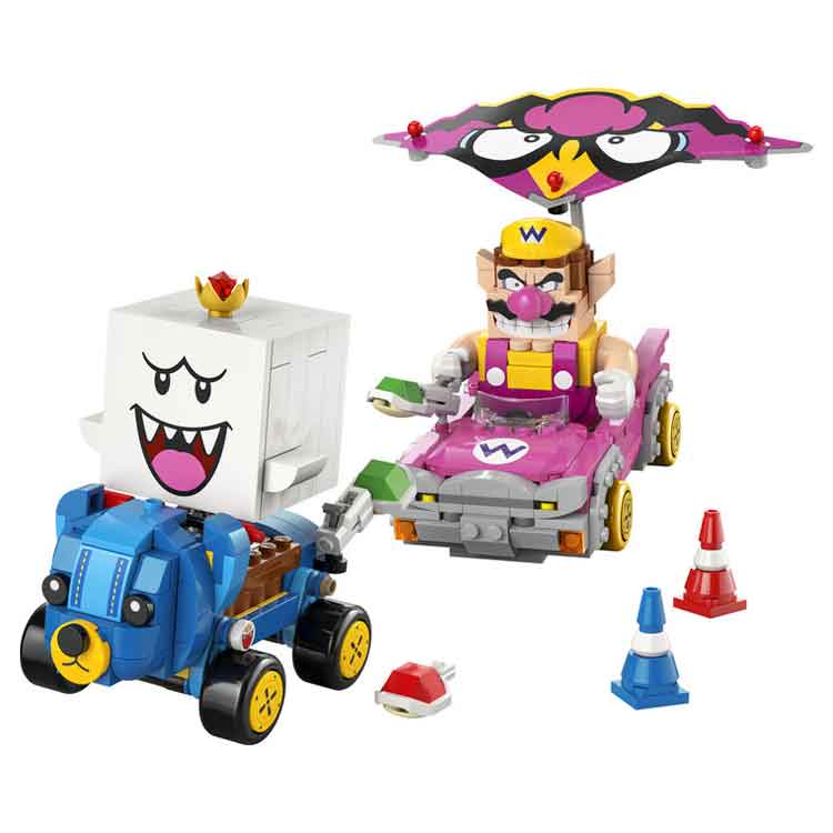 LEGO Super Mario Kart – Wario & King Boo Racing Toy Building Set