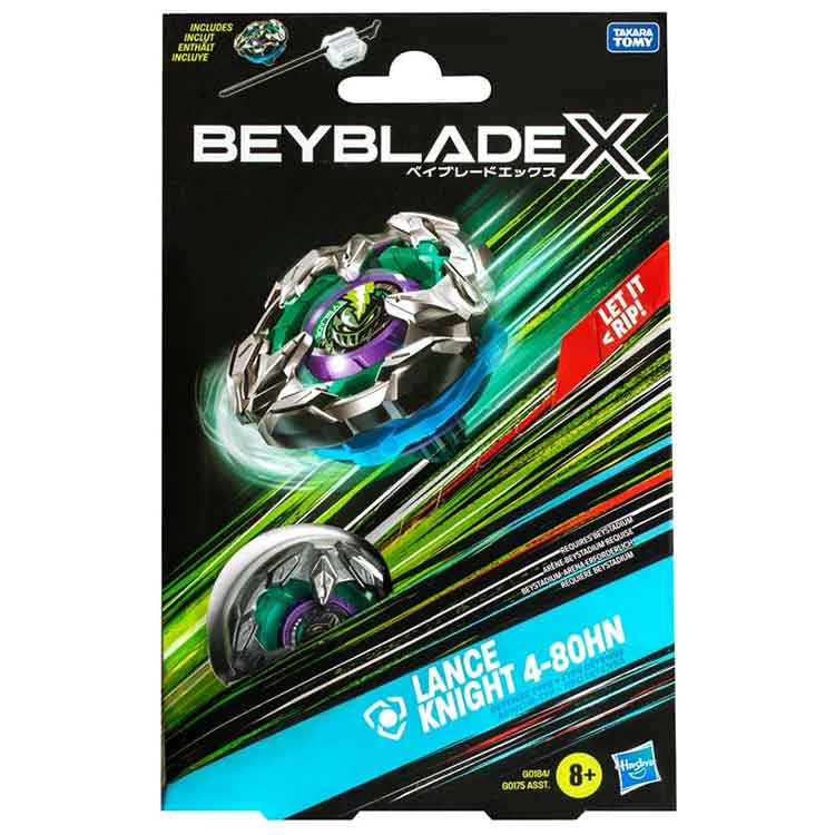 Beyblade X Lance Knight 4-80HN Starter Pack – Defense Type Spinning Top