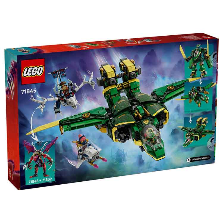 LEGO NINJAGO Lloyd’s Jet Mech 71845 - Transforming Ninja Toy Set