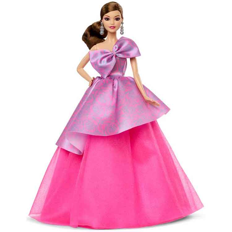 Barbie Birthday Wishes Collectible Doll – Pink Floral Special Occasion