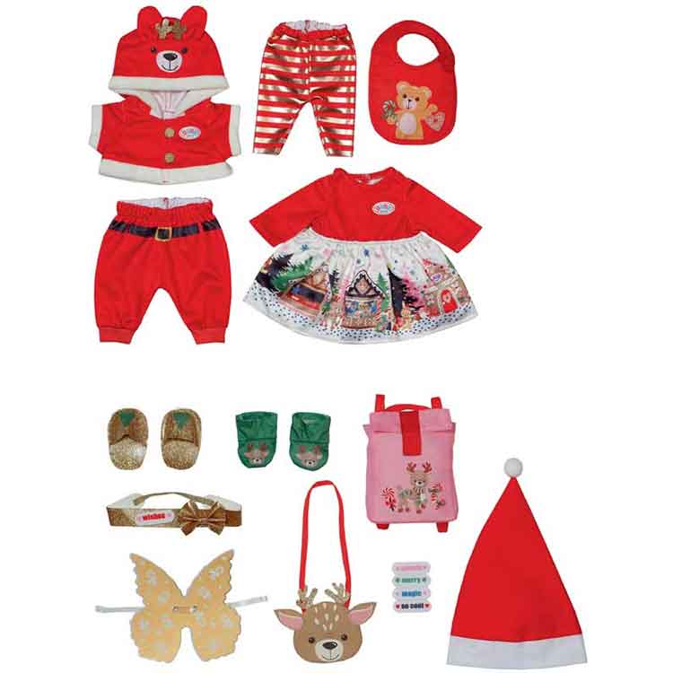 Baby Born Advent Calendar – 24 Festive Doll Accessories & Outfits
