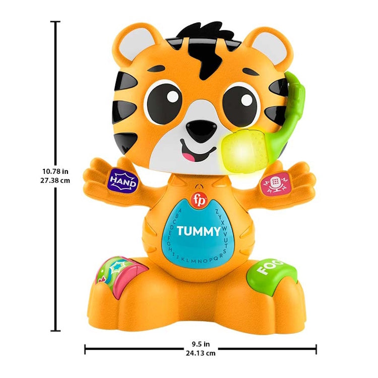 Fisher-Price Link Squad Bop & Learn Tiger - Interactive Musical Toy