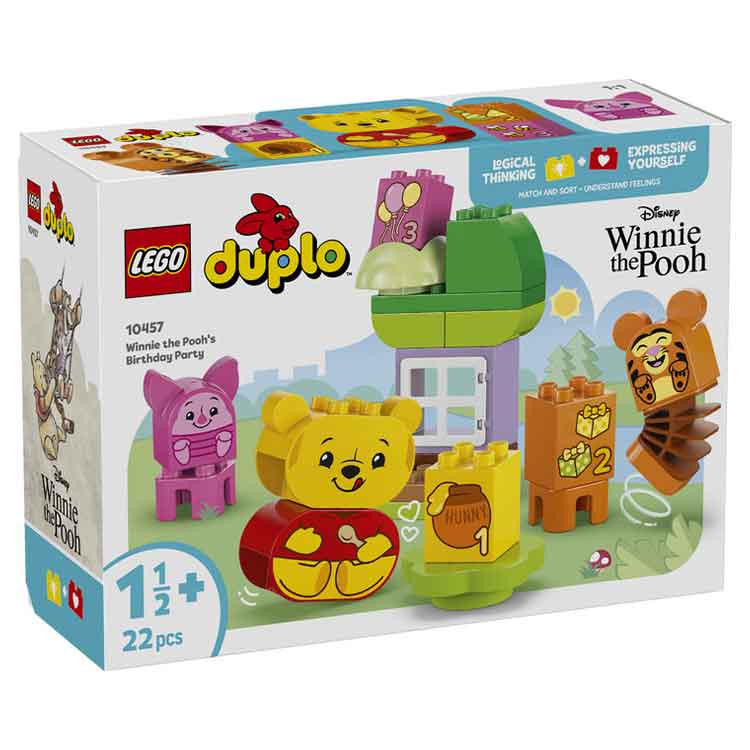 LEGO DUPLO Disney Winnie the Pooh’s Birthday Party Building Set 10457