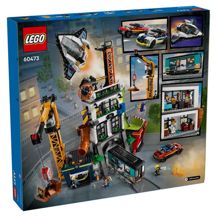 LEGO City: The City Tower 60473 Building Set with 7 Minifigures