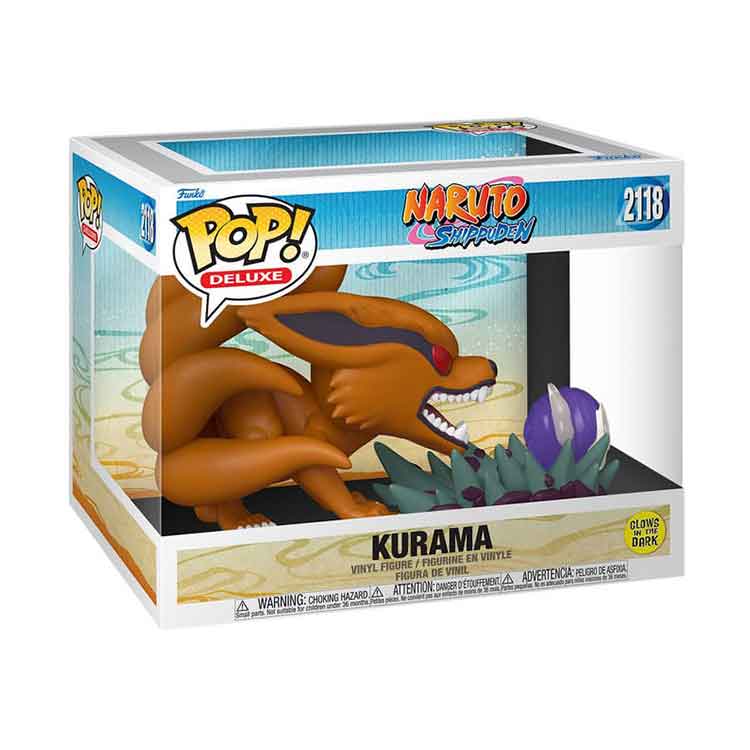 Funko Pop! Deluxe Naruto Shippuden Kurama Glow-in-the-Dark Figure