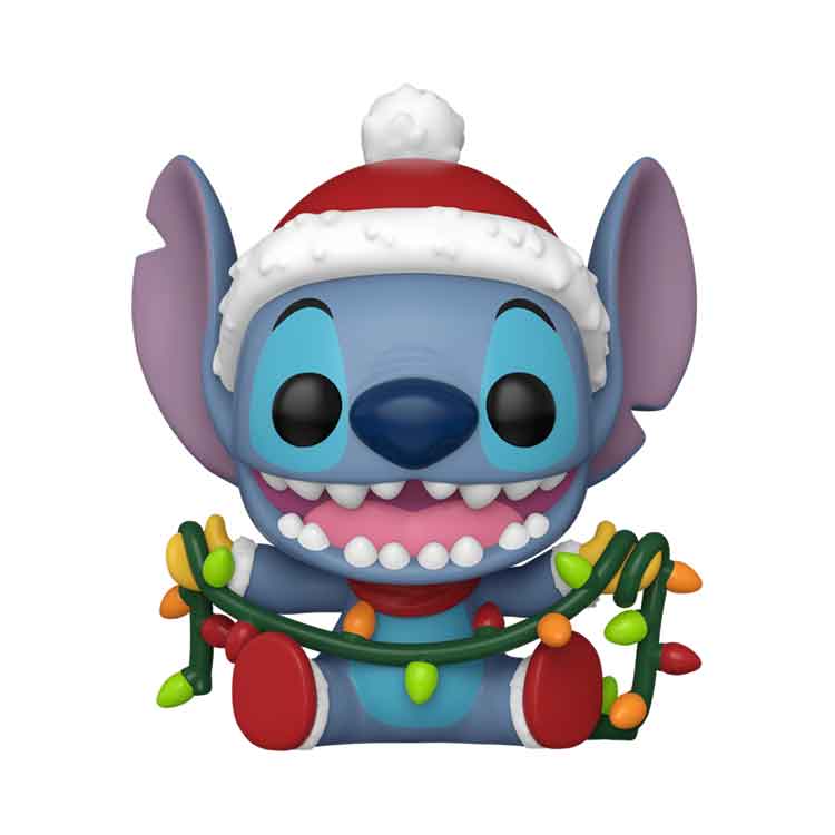 Funko POP Disney: Stitch Holiday with Lights Vinyl Figure – 9cm