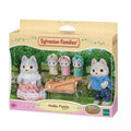 Sylvanian Families Husky Family – 5 Miniature Animal Figures with Sleigh