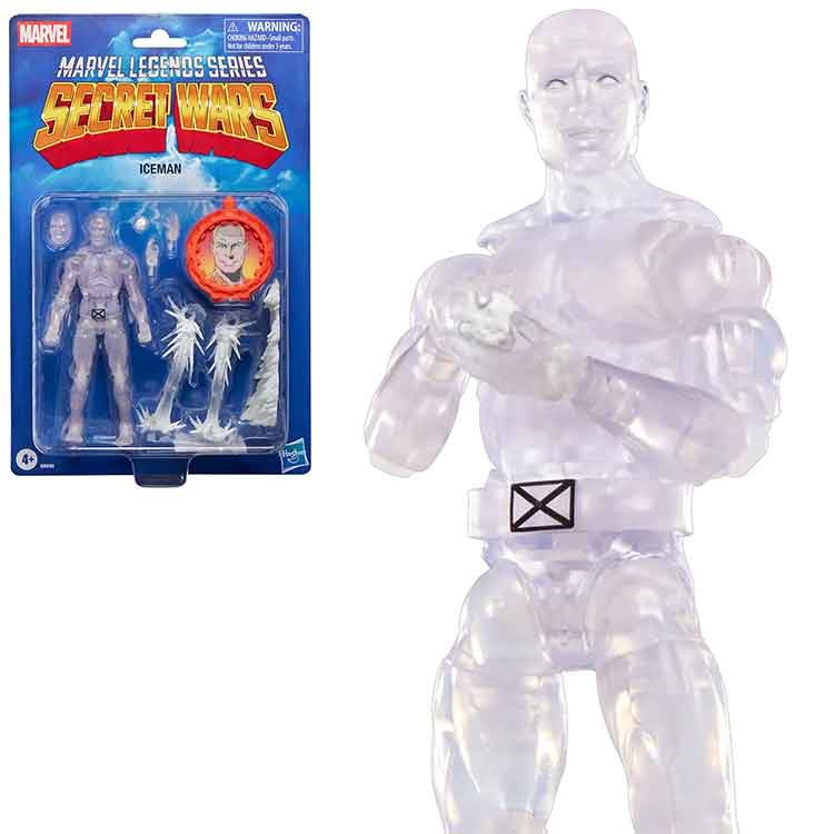 Marvel Legends Secret Wars Ice Man 6-Inch Action Figure – Hasbro