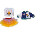 Baby Born 43cm Doll Tutu Outfit – 3-Piece Tiger Print Clothes Set