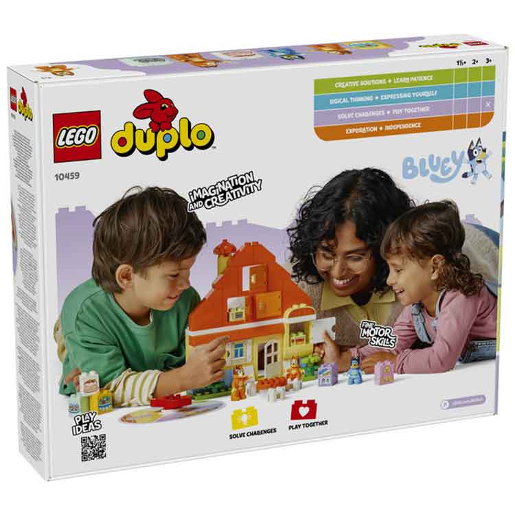 LEGO DUPLO Bluey's Family House 10459 - 2-in-1 Interactive Toy Set