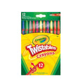 Crayola Twistables Crayons – 12 Vibrant Wax Crayons for Kids Drawing