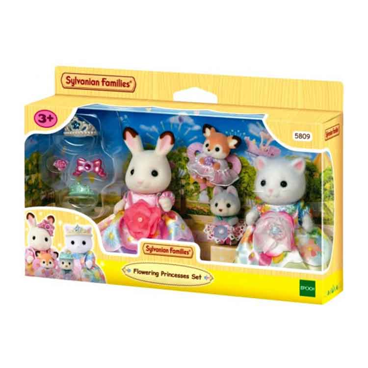 Sylvanian Families Flowering Princesses Set – 4 Collectible Figures