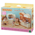 Sylvanian Families Kitchen Play Set – Miniature Dollhouse Toy with Fridge