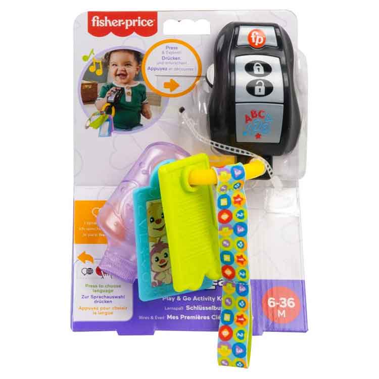 Fisher-Price Play & Go Activity Keys – Musical Baby & Toddler Toy