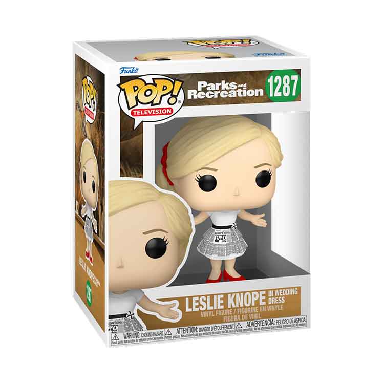 Funko Pop! Parks and Recreation Leslie Knope Wedding Dress Vinyl Figure
