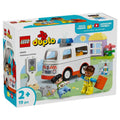 LEGO DUPLO 10447 Ambulance & Driver Toy Set for Toddlers – 2+ Years