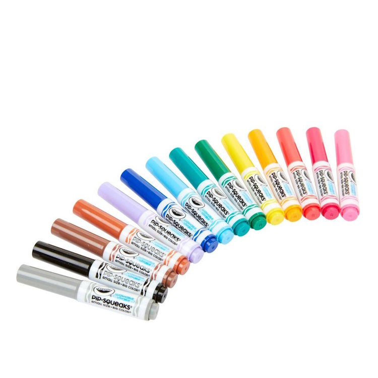 Crayola Pip-Squeaks Washable Mini Markers for Kids - 14 Vibrant Colors