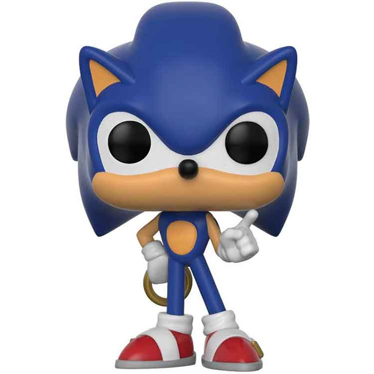 Funko Pop! Games: Sonic the Hedgehog with Ring Vinyl Figure – 9cm
