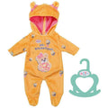 BABY Born Bear Onesie – Soft Honey Doll Outfit with Hood for 36cm Dolls