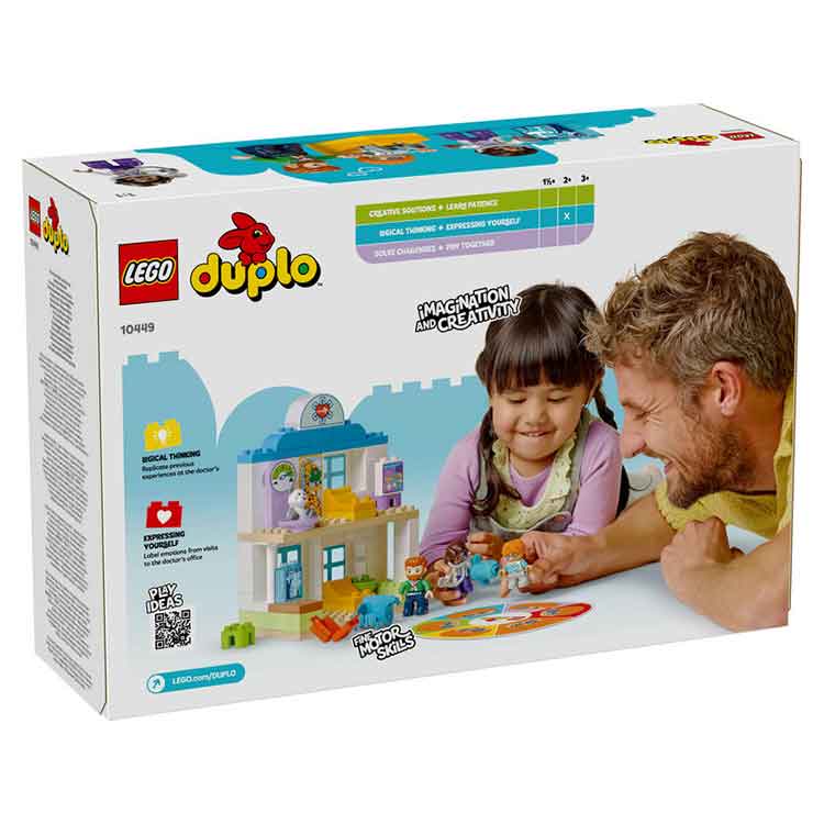LEGO DUPLO Town First Time: Visit with the Doctor Playset (10449)