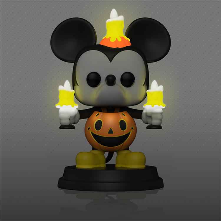Funko POP Super: Disney Mickey Mouse Jack-O-Lantern Light Up Vinyl Figure