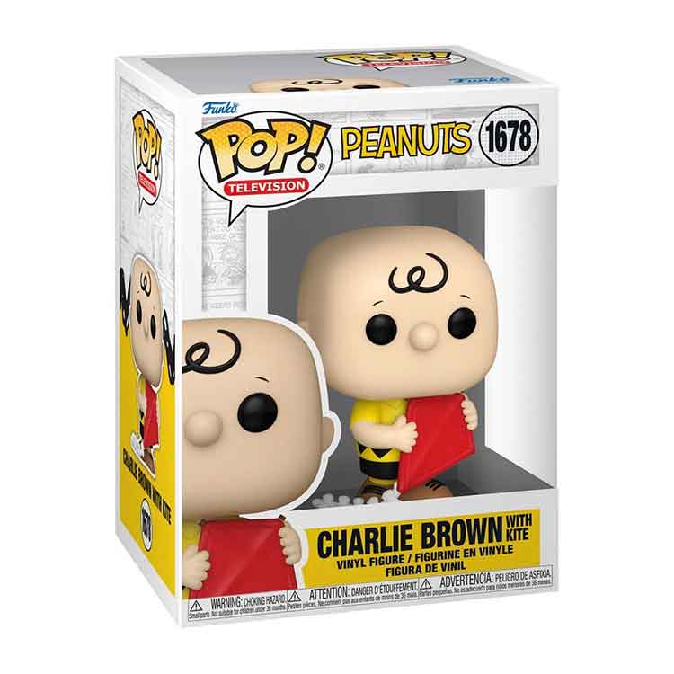 Funko Pop Animation: Peanuts – Charlie Brown With Kite Vinyl Figure