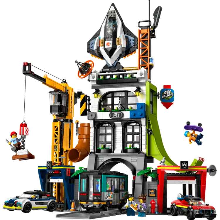 LEGO City: The City Tower 60473 Building Set with 7 Minifigures