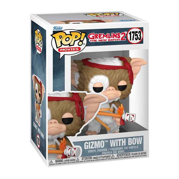 Funko Pop Movies: Gremlins Gizmo with Bow Vinyl Figure – 9cm