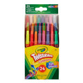 Crayola Twistables Crayons – 24 Count Neon, Metallic & Rainbow Effects