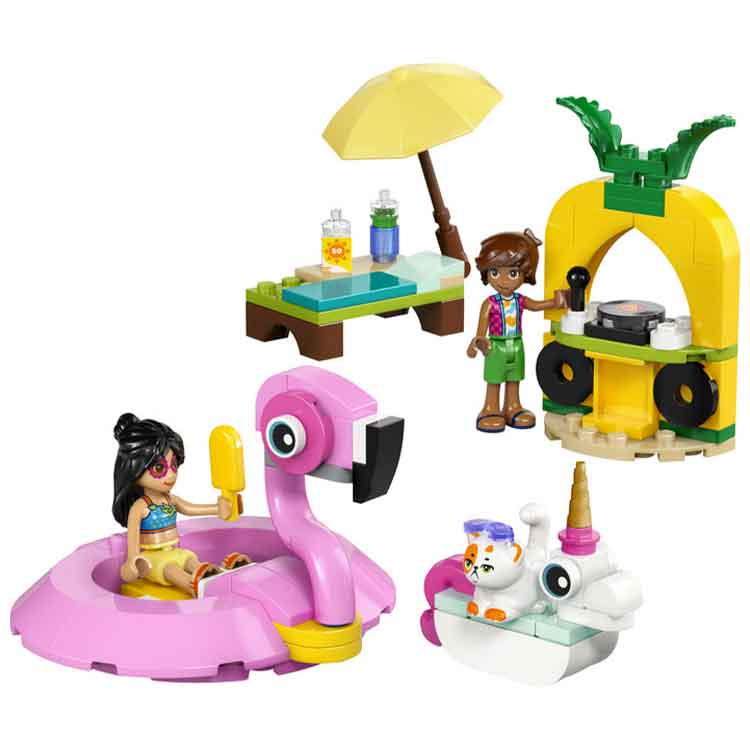 LEGO Friends Unicorn & Flamingo Pool Party Building Set (42658)