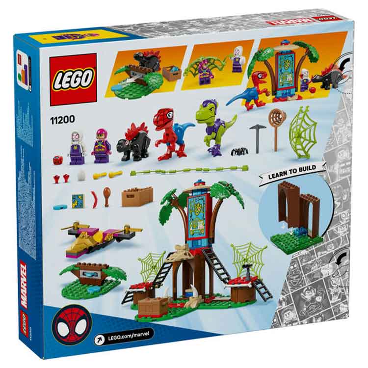 LEGO Spidey and His Amazing Friends Raptor Battle at Tree House 11200