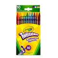 Crayola Twistable Coloured Pencils – No Sharpening Drawing Set with Wallet