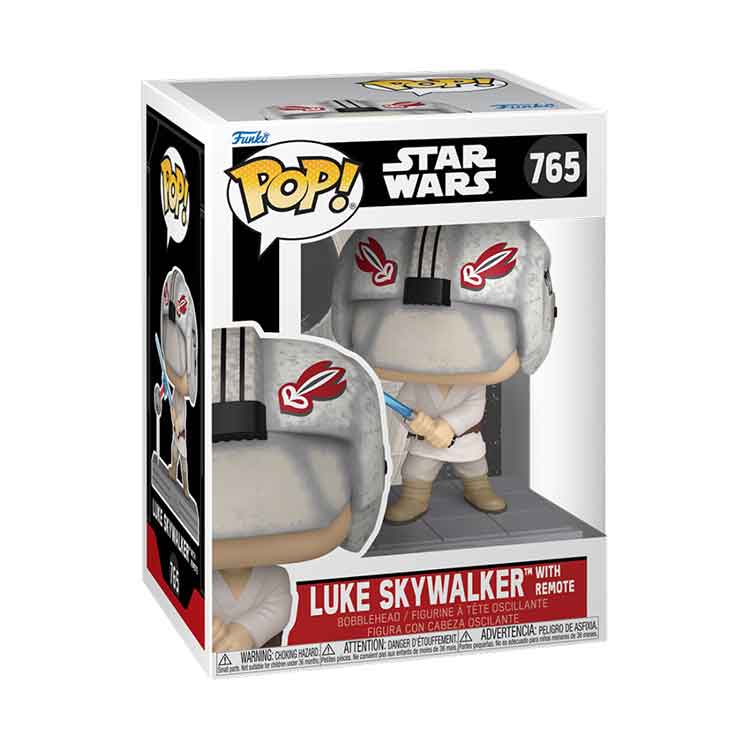 Funko POP Star Wars: Luke Skywalker with Remote Vinyl Figure – 9cm