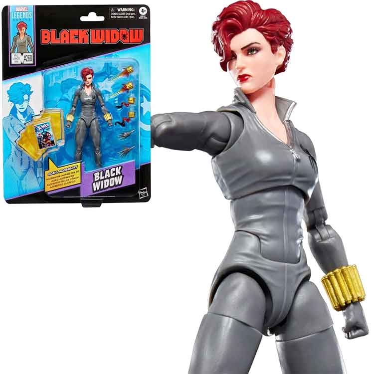 Hasbro Marvel Legends Black Widow 6-Inch Action Figure - Uncanny X-Men