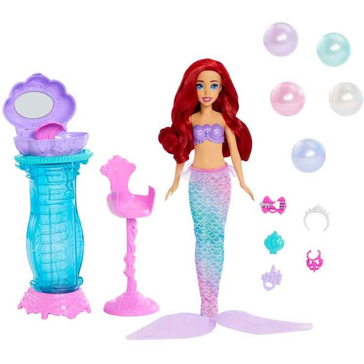 Disney Ariel Mermaid Surprise Fashion Doll with Vanity – AJ Toys