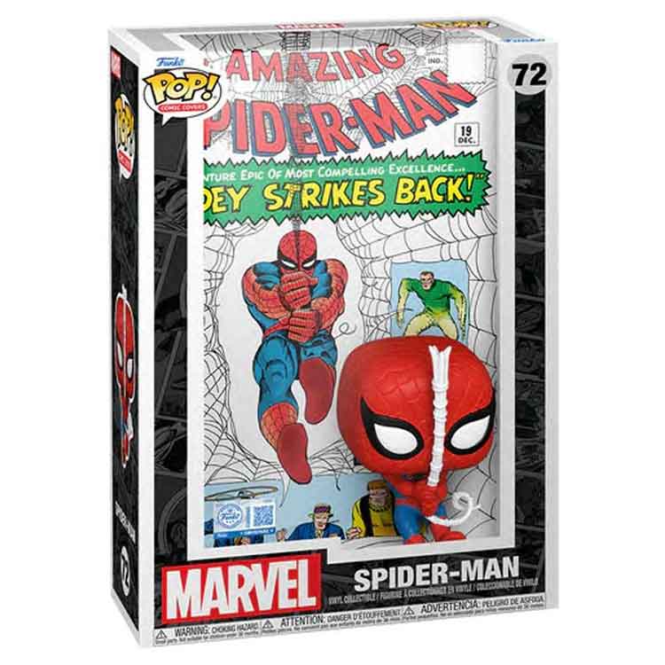 Funko Pop! Comic Cover: Marvel Spider-Man #19 Vinyl Figure Display