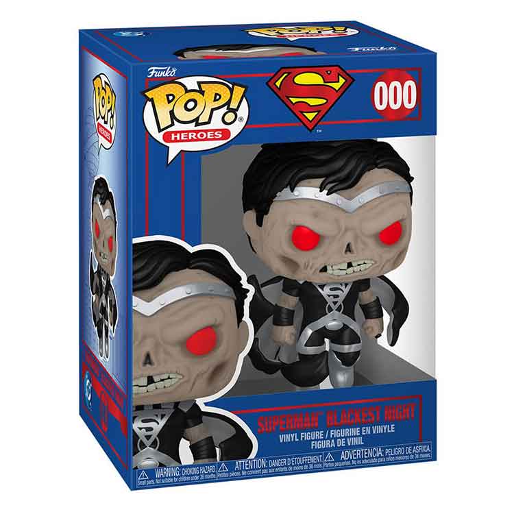 Funko Pop! DC Comics Superman Blackest Night Vinyl Figure - 9cm