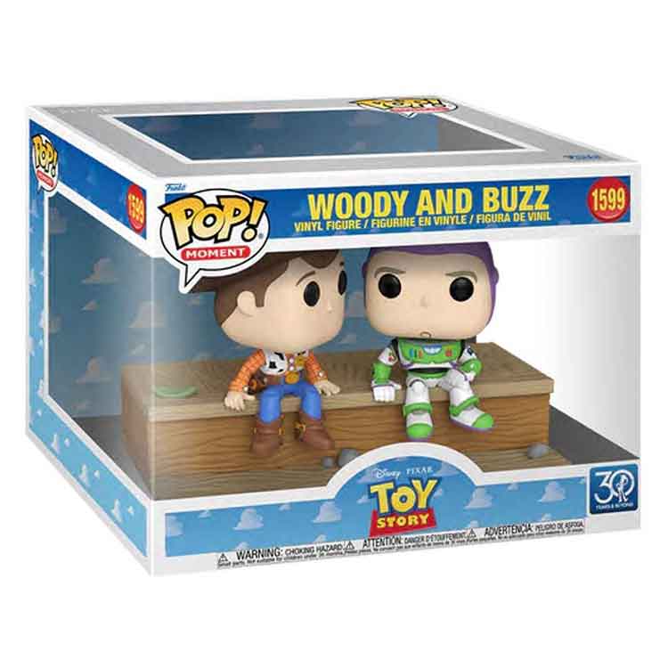 Funko Pop Moment: Toy Story 30th Anniversary - Woody & Buzz Vinyl Figure