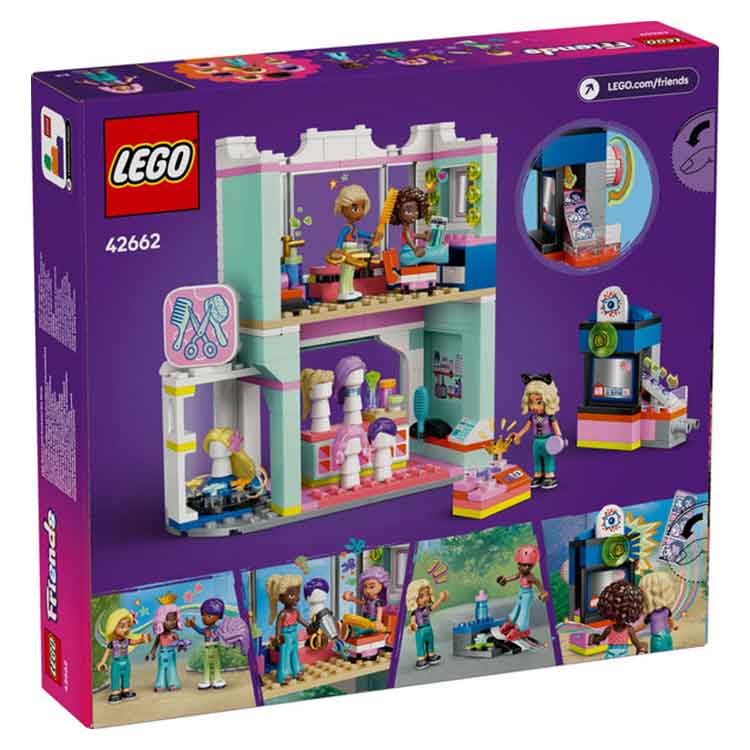 LEGO Friends 42662 Hair Salon and Accessories Shop Building Toy Set