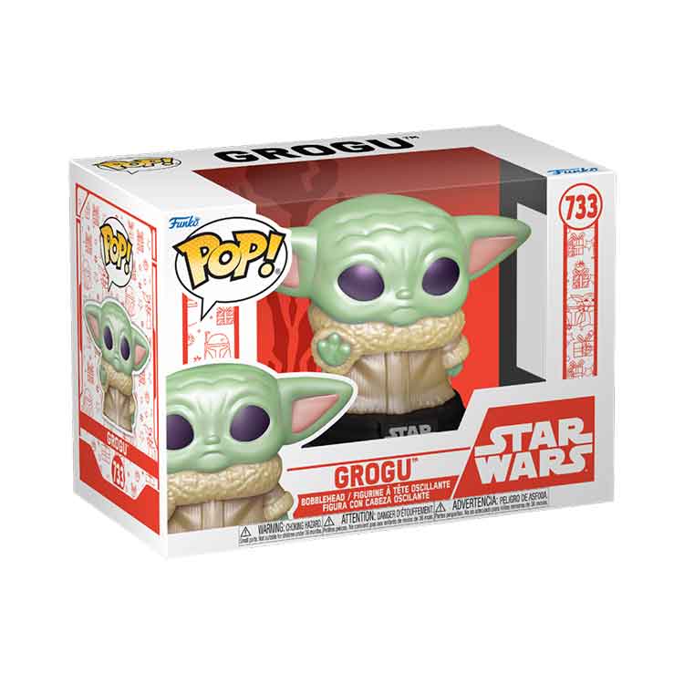 Funko POP Star Wars: Holiday Grogu Vinyl Figure – 9cm Collectible
