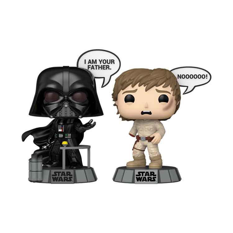 Funko POP Star Wars: Darth Vader & Luke Skywalker 2-Pack Vinyl Figures