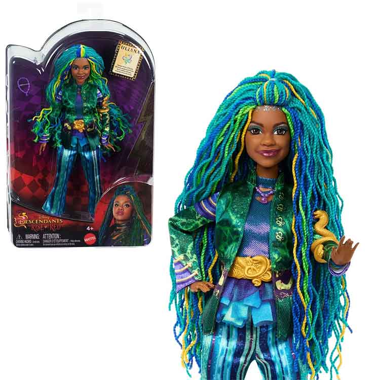 Disney Descendants: The Rise of Red Uliana Fashion Doll with Braids