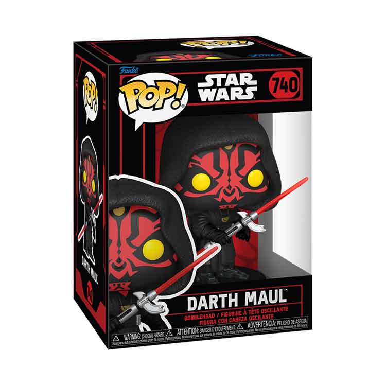 Funko POP Star Wars: Darkside Darth Maul Vinyl Figure – 9cm Collectible