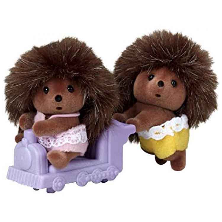 Sylvanian Families Hedgehog Twins | Collectible Animal Figures Set