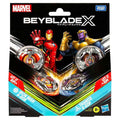 Beyblade X Marvel Collab Iron Man & Thanos Multipack Set with Launchers