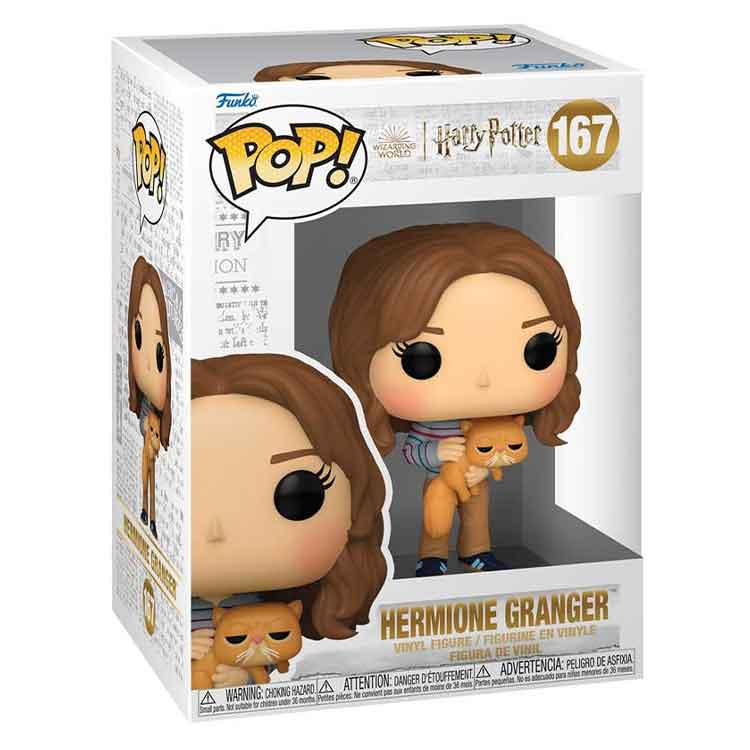 Funko Pop Harry Potter: Hermione with Crookshanks Vinyl Figure