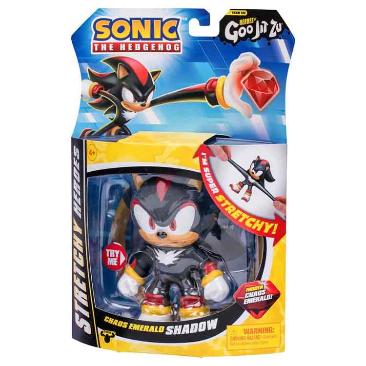 Heroes of Goo Jit Zu Sonic the Hedgehog Chaos Emerald Shadow Figure