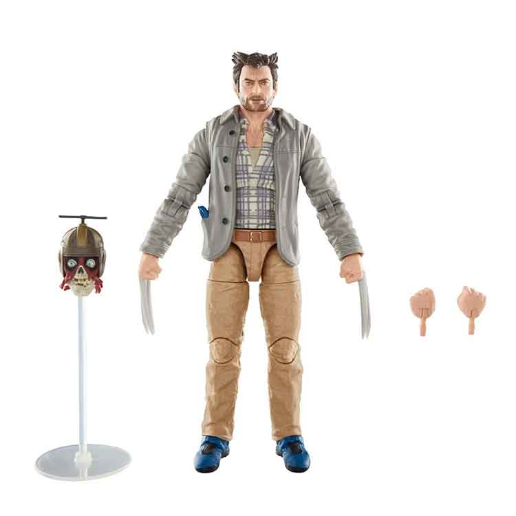 Marvel Legends Deadpool & Wolverine Logan 6-Inch Action Figure Set